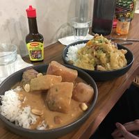 Le Mafé vegan & Le Yassa vegan at BMK Paris-Bamako in Paris