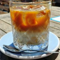 Iced coffee at Good Love in St Kilda