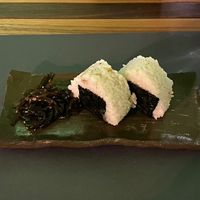 Vegan onigiri at MaRamen in Padua