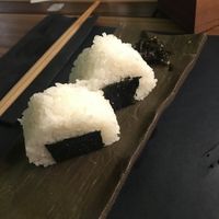 Onigiri di verdure (con funghi e alghe)  at MaRamen in Padua