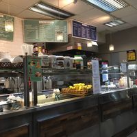 Counter at Toast & Roast Bagels and Coffee in Astoria