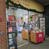 Bookshop at Marché Jean-Talon in Montreal