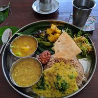 Vegan set meal at Ananda Kitchen in Ishigaki