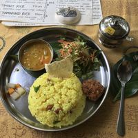 Curry et riz lemon at Ananda Kitchen in Ishigaki