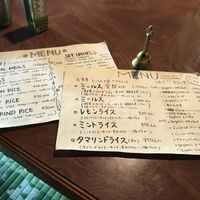 Menus at Ananda Kitchen in Ishigaki