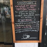 Outside the cafe/bakery  at Granier in Jerez