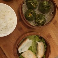 Steamed dumplings & grilled gyoza at Chez Ann in Paris