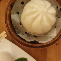 Bao with red bean paste (dessert) at Chez Ann in Paris