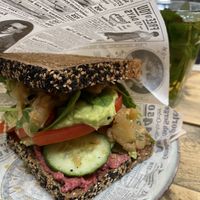 Extra veganiza sandwich  #Veganuary at Livin Room in Maastricht