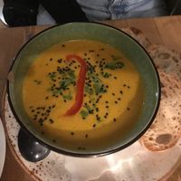 Karotte-Ingwer-Suppe at Brettle in Ulm
