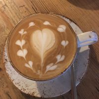 Kaffee mit Soja oder Hafermilch at Brettle in Ulm