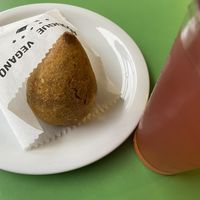 Coxinha de shimeji muito gostosa  at Açougue Vegano - Ipanema in Rio De Janeiro