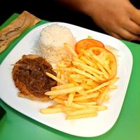 Bife com cebola at Açougue Vegano - Ipanema in Rio De Janeiro