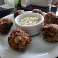 shitake balls at Açougue Vegano - Ipanema in Rio De Janeiro