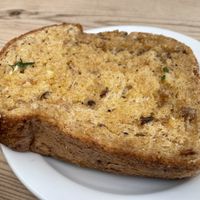 Garlic… bread.   at The Good Earth in Wells