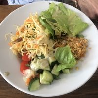 Mix of salads  at The Good Earth in Wells