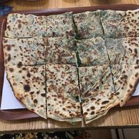 Spinach/spring onion Gözleme  at Bütme Evi in Istanbul