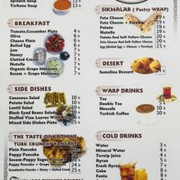 Menu as of Dec 2021 #Veganuary at Bütme Evi in Istanbul