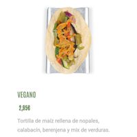 Taco vegano at Cherry Pecas in Madrid