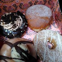 Chocolate Fudge Brownie, Vego, Cookie Dough, Chai Spice at Brammibal's Donuts - Potsdamer Platz in Berlin