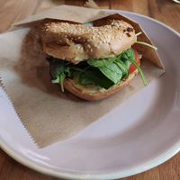 Bagel at Brammibal's Donuts - Potsdamer Platz in Berlin