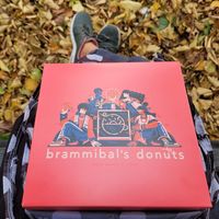 €11,00 for a box with four delicious donuts. at Brammibal's Donuts - Potsdamer Platz in Berlin