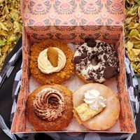 Cookies & cream, biscoff cream, apple pie, tiramisu. at Brammibal's Donuts - Potsdamer Platz in Berlin
