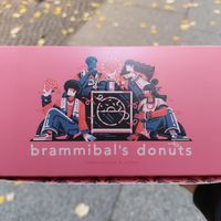 Donut packaging at Brammibal's Donuts - Potsdamer Platz in Berlin