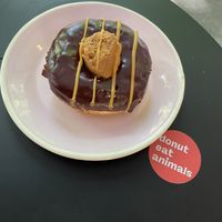 Donut Peanutbutter Fudge & Chocolate   at Brammibal's Donuts - Potsdamer Platz in Berlin