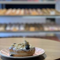 Blueberry and lemon shortcake   at Brammibal's Donuts - Potsdamer Platz in Berlin