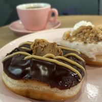 Chocolate and peanut fudge  at Brammibal's Donuts - Potsdamer Platz in Berlin