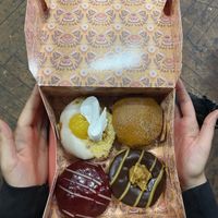 The to go box  at Brammibal's Donuts - Potsdamer Platz in Berlin