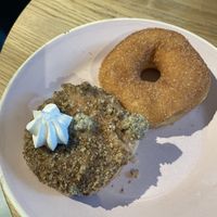 Plum crumble, cinnamon sugar ring   at Brammibal's Donuts - Potsdamer Platz in Berlin