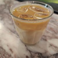 Iced latte at Brammibal's Donuts - Potsdamer Platz in Berlin