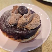 Chocolate donut at Brammibal's Donuts - Potsdamer Platz in Berlin