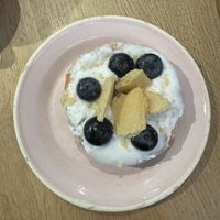Blueberry cheesecake doghnut.  at Brammibal's Donuts - Potsdamer Platz in Berlin