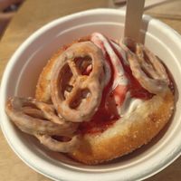 Spaghetti eis at Brammibal's Donuts - Potsdamer Platz in Berlin