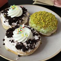 Birthday Cake & Pistaccio Dream   at Brammibal's Donuts - Potsdamer Platz in Berlin