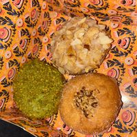 Pistachio dream, Bienenstich, Chocolate Bomboloni   at Brammibal's Donuts - Potsdamer Platz in Berlin