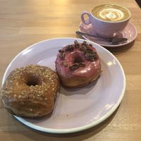 Salty hazelnut and sonething with pecan nuts.  at Brammibal's Donuts - Potsdamer Platz in Berlin