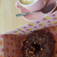 Cocoa donuts at Brammibal's Donuts - Potsdamer Platz in Berlin