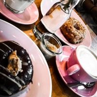 Chocolate Peanut Fudge & Salted Caramel Hazelnut at Brammibal's Donuts - Potsdamer Platz in Berlin