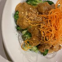 Tofu phra ram  at Swadee Thai House in Emmaus