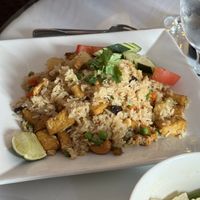 Pineapple fried rice with tofu   at Swadee Thai House in Emmaus