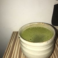 matcha at Sakura Sushi in Auroville