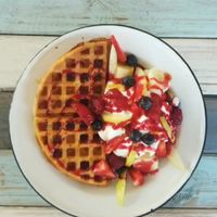 Waffle at Oh My Soul Cafe in Durban