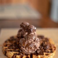 Waffles at Oh My Soul Cafe in Durban
