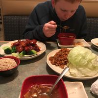 We always get the hot and sour! at Lotus Vegetarian in Chantilly