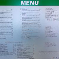 Bottom of menu at Lotus Vegetarian in Chantilly