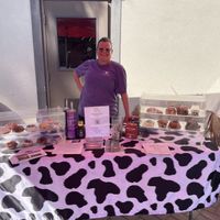 Bernie!!! Such a wonderful lady!  at The Purple Cow in Hilton Head Island